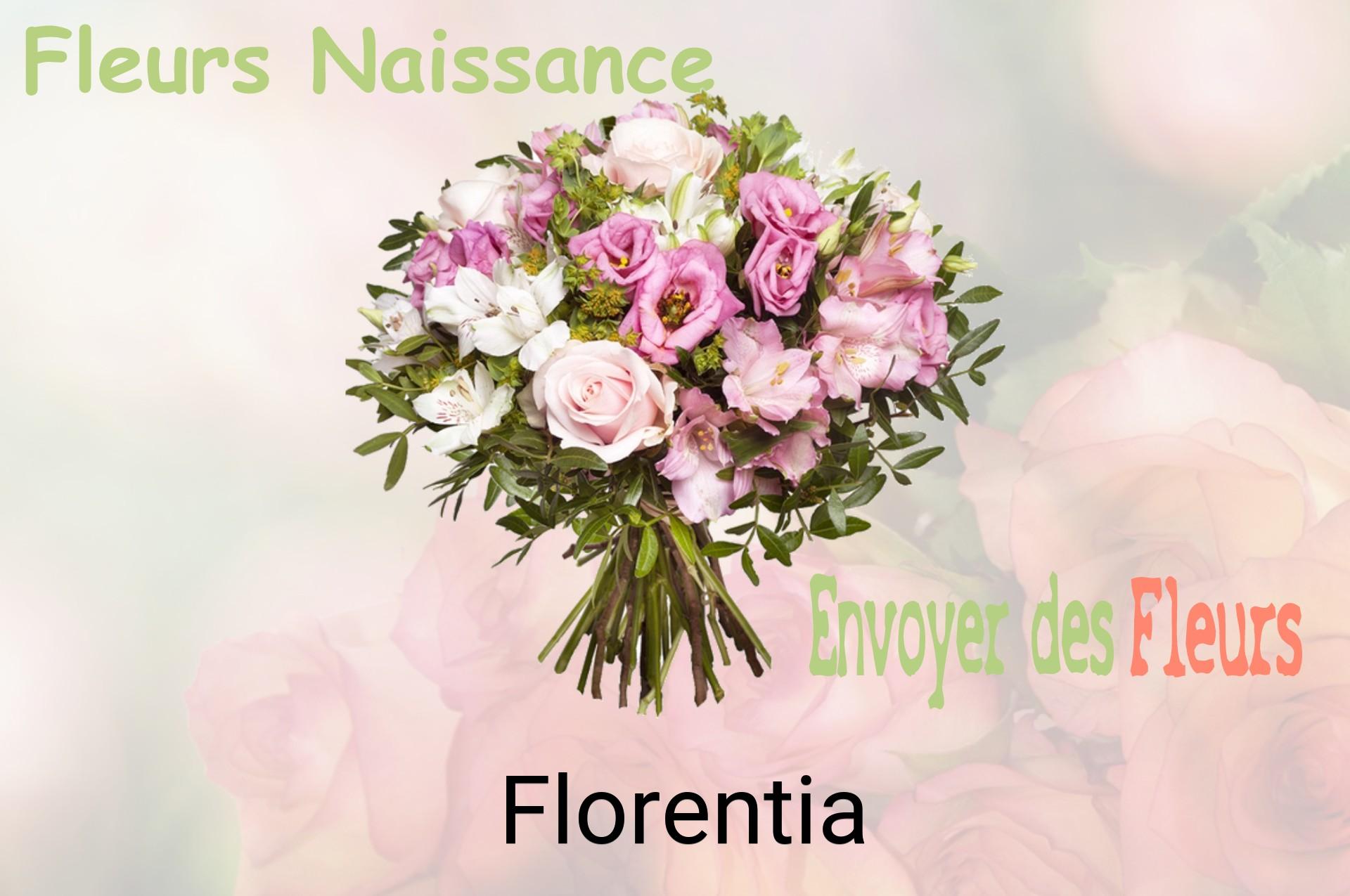 Bouquet de fleurs de naissance livré à Florentia